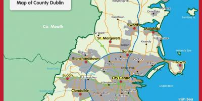 Carte du comté de Dublin