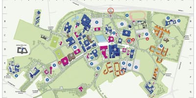 Dublin campus de l'école secondaire de la carte